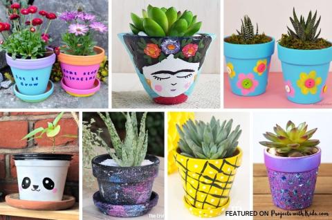 Planter Pot Painting