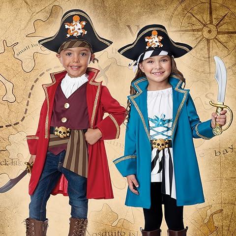 Kids dressed as pirates