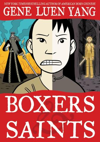 The cover of Boxers and Saints by Gene Luen Yang